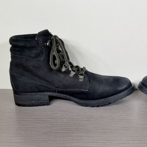 Steve Madden Gantra Hiking Bootie, Black Leather, Womens Size 9 M - Picture 6 of 12